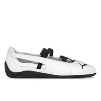 Puma Speedcat Ballet Odiniai Balti Juodi Moteriški Kedai 403587-01 37