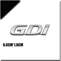 3D Metalinis Automobilio Lipdukas T GDI Emblema Logotipas Transporto Priemonės Galinis Ženklelis Aksesuarai Sonata Tucson Lafesta Elantra DLX DCT Custo GDI sidabras