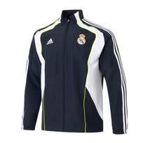 Adidas Real Madrid Madinga Laisvalaikio Sportinė Kvėpuojanti Striukė su Stovu Vyriškos Striukės Juoda JF2575 2XL