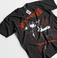 Juzo Suzuya T-Shirt Tokyo Ghoul Waifu Touka Kirishima Horror Anime Gift Shirt 2XL