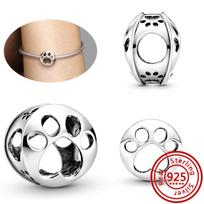 Tinka Pandora apyrankei 925 sterlingų varis Putojantys Raudoni Juodi Mėlyni Cirkonio Apvalūs Karoliukai Balti Raudoni Žali Murano Stiklo Pakabukai Cirkonis 3mm-4mm