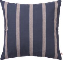 Ferm Living Sodo pagalvė Strand tamsiai mėlynos ir pilkos spalvos 50 x 50 cm