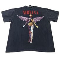 NIRVANA In Utero Vintažiniai 1993 Kurt Cobain Grupės Vienos Siūlės Marškinėliai REPRINTAS 2XL