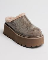 Uggs ant platformos su cirkoniais Suny Liana 53500 36 smėlio spalvos zomša vilna 36 smėlis