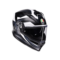AGV K7 Glimpse matt black/white helmet