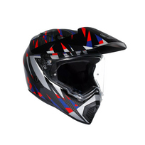 AGV helmet AX-9 Dual Steppa carbon/red/blue