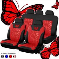 Sėdynės automobilis Automobilis Automobilių sėdynės Užvalkalas Minkštas Universalus 3D drugelio raštas automobilių visureigiams 4pcs/lot mėlyna