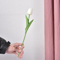 15 vnt tulpių modeliavimo gėlių LED naktinis šviestuvas prie lovos Naktinis apšvietimas Namų gėlių puokštė Dekoratyvinė fotografijos vestuvių reikmenys 5 flowers balta