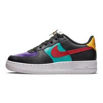 NBA x Nike Air Force 1 06 LV8 EMB GS WNBA Kids Sneakers Multi-Color Black Washed-Teal DN4178-001 36.5
