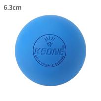 Masažo kamuoliukas 6,3 cm Fascia Ball Lacrosse Ball Joga Raumenų atpalaidavimas Skausmą Malšinantis Nešiojamas fizioterapinis kamuoliukas Žandikaulio mankštos kamuolys mėlyna