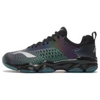 Li Ning Sound Explosion 1.0 Gradient Shock Absorbing Durable Low Top Badminton Shoes Men Shoes Black Blue AYZN009-16 39