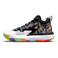 Air Jordan Zion 1 GS Noah Vaikų Kedai Daugiaspalviai Juodi Ryškiai Purpuriniai DA3131-001 38