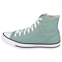Converse Chuck Taylor All Star Patogūs Aukšti Drobės Batai Unisex Sportbačiai Žali Balti A06563C 35 white