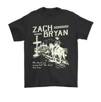 Zach Bryan 2024 koncertinis marškinėlis, Viešpaties pergalės, malda, Jėzus L