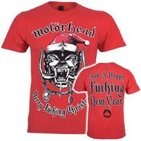 Motorhead Marškinėliai Kalėdos Raudonas Warpig Oficialus Naujas 3XL