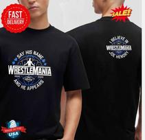 Joe Hendry Wrestlemania 41 WWE Las Vegas 2025 Two Sided T Shirt 4XL