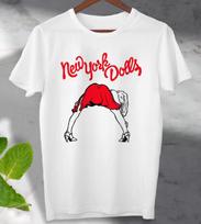 New York Dolls Marškinėliai Senovinė išvaizda Dovana Dovanos Unisex Marškinėliai Vyriški, Moteriški Viršutiniai Drabužiai S