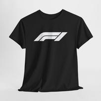 Formula 1 Juodi Marškinėliai – Unisex Lenktynių Marškinėliai Vyrams ar Moterims 4XL
