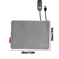 Heating Pad For Puppy 5-Temp Settings Warm Sleeping Pads With Auto Timer Winter Pet Heating Pad For Home Farmhouse Garage Cage pilka spalva
