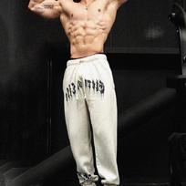 Spring Men's Sweatpants Europe The United States Long Sports Leisure Fitness Training Pants Gym Man Pants XXL balta