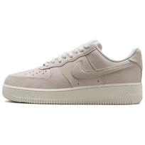 Nike  Air Force 1 07 SE Sail Glittery Suede Women Sneakers Grey White Team-Red HQ3499-100 40.5