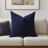 Nauja trimatė burbulinė velvetinė pagalvė Pagalvės užvalkalas Namų svetainės sofos atlošo sėdynės pagalvėlės užvalkalas 45 * 45Cm [without core]