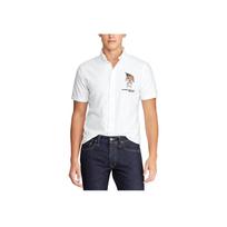 Polo Ralph Lauren SS25 Bear Logo Embroidered Single-Breasted Short Sleeve Shirt Men shirts 710802632-001 S