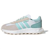 Adidas Originals Retropy Boost Leather Casual Comfortable Slip-Resistant Durable Low-Top Lifestyle Shoes Unisex Sneakers Gray White Blue IH3402 44