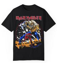 Oficialus „Iron Maiden“ grupės marškinėlis 1982 m. – „Number of the Beast“ Vintažiniai koncertiniai atributai 4XL