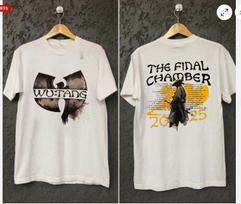 NAUJIENA!!! Clan The Final Chamber Wu Tang Forever Tour 2025 Marškinėliai pakartotinis spausdinimas Unisex Marškinėliai M