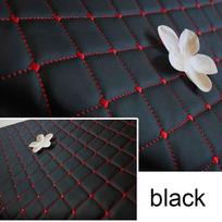 1m PVC Imitacijos Odos Audinys su Kempine Sintetinis Siuvimui Krepšiui Sofa Kempinė Dygsniuotas Automobilio Salono Medžiaga Dirbtinė Oda 100x140cm juoda