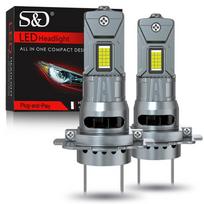 2 vnt. 30000LM H4 LED priekinių žibintų lemputės H7 H11 H8 9005 HB3 9006 HB4 H27 880 881 Canbus Automobilio šviesa Turbo LED Auto 30 šerdžių CSP priekinis žibintas Plug&Play 6500K Balta H7
