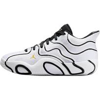 Air Jordan Tatum 3 GS Tunnel Walk Vaikiški sportbačiai Balta Juoda Metalinė-Auksinė IB8151-100 36