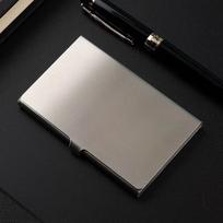 Itin plonas nerūdijančio plieno vizitinių kortelių dėklas Stainless Steel