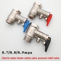 Vandens šildytuvo slėgio mažinimo ir apsauginis vožtuvų komplektas: 0,7 MPa, 0,8 MPa ir 0,9 MPa saugos vožtuvai 0.8MPa Safety Valve [Small Body]