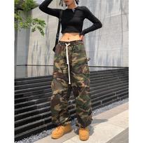 Unisex Retro Camouflage Hip-Hop Slim Overalls L (170cm/62.5kg)