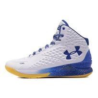 Under Armour Curry 1 Retro Dub Nation 2021 Vyriški sportbačiai White Taxi Royal 3024397-100 41 gray