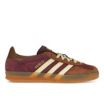 adidas Gazelle Indoor Bordo Spalvos Naudoti Rudi Vyriški Sportbačiai Raudoni Beveik Geltoni JI0324 38⅔
