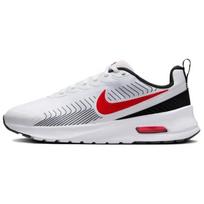 Nike Air Max Nuaxis Balti Juodi Universiteto Raudoni Vyriški Sportbačiai FD4329-104 40.5