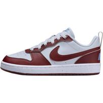 Nike Court Borough Low Recraft GS Tamsiai komandinės raudonos, grynai platininės spalvos vaikiški sportbačiai Mėlynai-Beyond balta DV5456-006 38.5