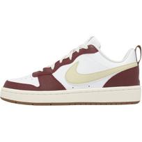 Nike Court Borough Low 2 GS Balti Šviesiai Chaki Spalvos Batai Vaikams IB4706-121 38.5