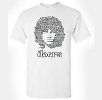 The Doors Marškinėliai, Jim Morrison Marškinėliai, Roko Grupės Marškinėliai, Break On Through Marškinėliai S