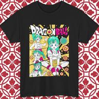 Bulma marškinėliai Dragon Ball Anime Manga Goku Vegeta S-5XL L