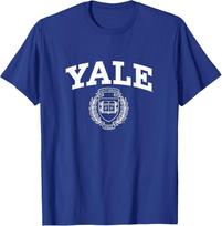 Yale Bulldogs Oficialus Universitetas NCAA Prekės OCIMPYL002 Marškinėliai 2XL
