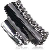 Sister's Aroma Metal Hair Clip Maxi plaukų segtukas krabas spalva Silver 1 vnt.