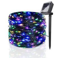 LED saulės šviestuvai String Fairy lauko vandeniui atspari lempa Kalėdų girlianda Vejos kraštovaizdžio sodo vakarėlio vestuvių dekoro šviestuvai 7M/12M/22M 7M 50 LED įvairiaspalvis