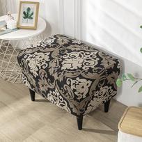 Geometric Print Wing kėdės užvalkalas Stretch Spandex fotelių užvalkalai Nuimami Relax viengulės sofos užvalkalai su sėdynės pagalvėlės užvalkalu