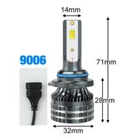 2vnt H4 LED priekinis žibintas H11 Canbus 20000Lm 6000K 4300K ​​3000K 3 spalvos keičiamos priekinės šviesos lemputės H8 9005 HB3 9006 HB4 9012 Hir2 H27 880 881 automatinis rūko žibintas 9006 HB4