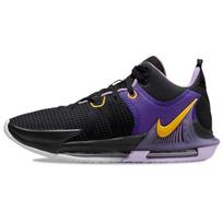 Nike LeBron Witness 7 Lakers Vyriški sportbačiai Violetiniai Juodi Universitetiniai Auksiniai DM1123-002 40