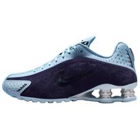 Nike Shox R4 Kvėpuojantys Bėgimo Bateliai Moteriški Mėlyni Sportbačiai HQ7739-500 37.5